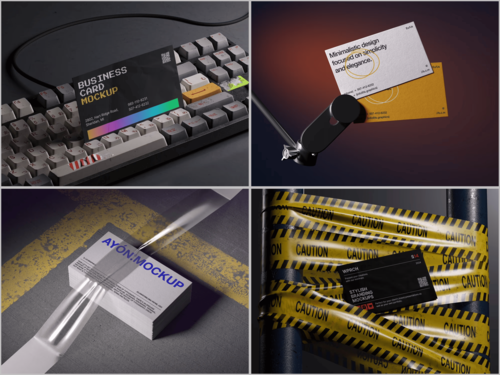 Minimalist Business Card Mockup Ideas for Freelancers and Solopreneurs